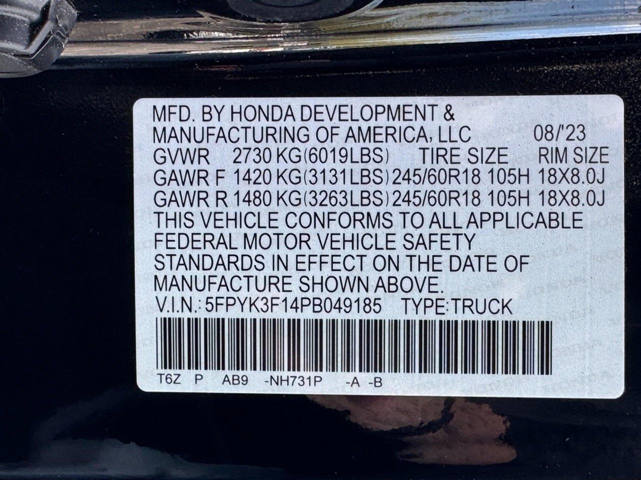Used 2023 Honda Ridgeline Sport image 25