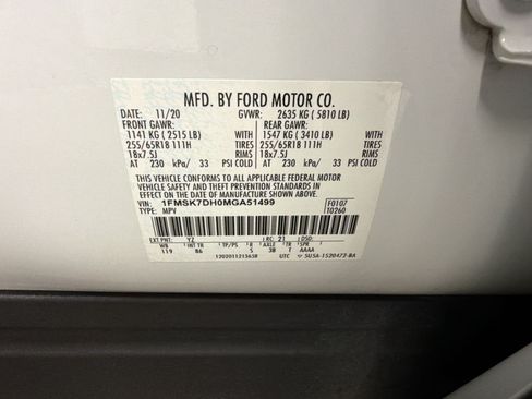 Used 2021 Ford Explorer XLT RWD image 23