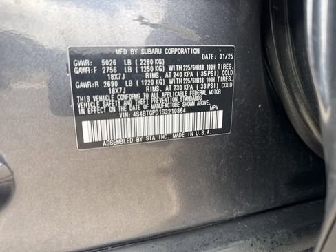 Certified 2025 Subaru Outback Touring XT w/ Popular Package #2 image 17