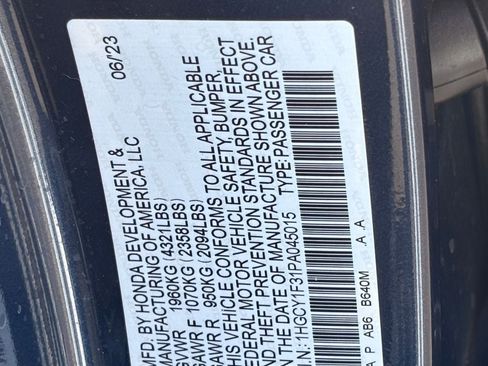 Used 2023 Honda Accord EX image 36