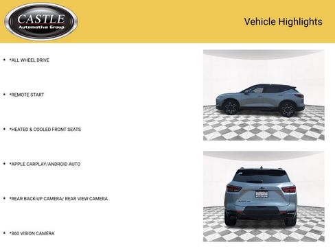 Used 2023 Chevrolet Blazer RS w/ Driver Confidence II Package image 3