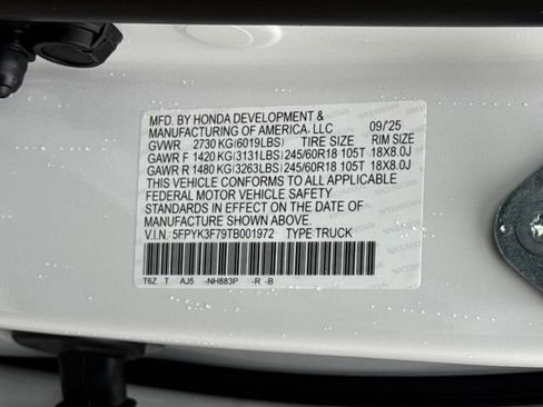 New 2026 Honda Ridgeline TrailSport+ image 28