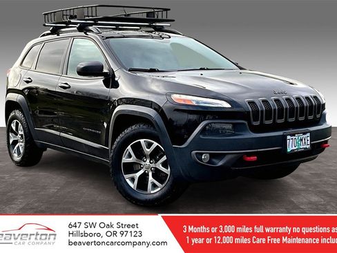 Used 2016 Jeep Cherokee Trailhawk w/ Leather Interior Group image 1