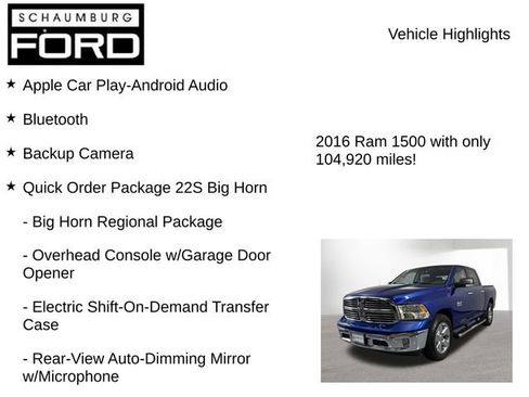 Used 2016 RAM 1500 Big Horn AWD/4WD image 8