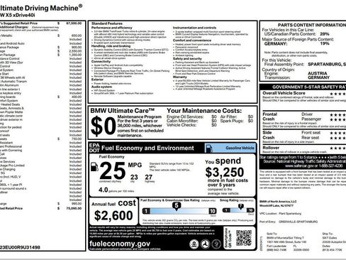 Used 2024 BMW X5 xDrive40i image 13