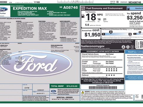 Used 2022 Ford Expedition Max Limited AWD/4WD image 43