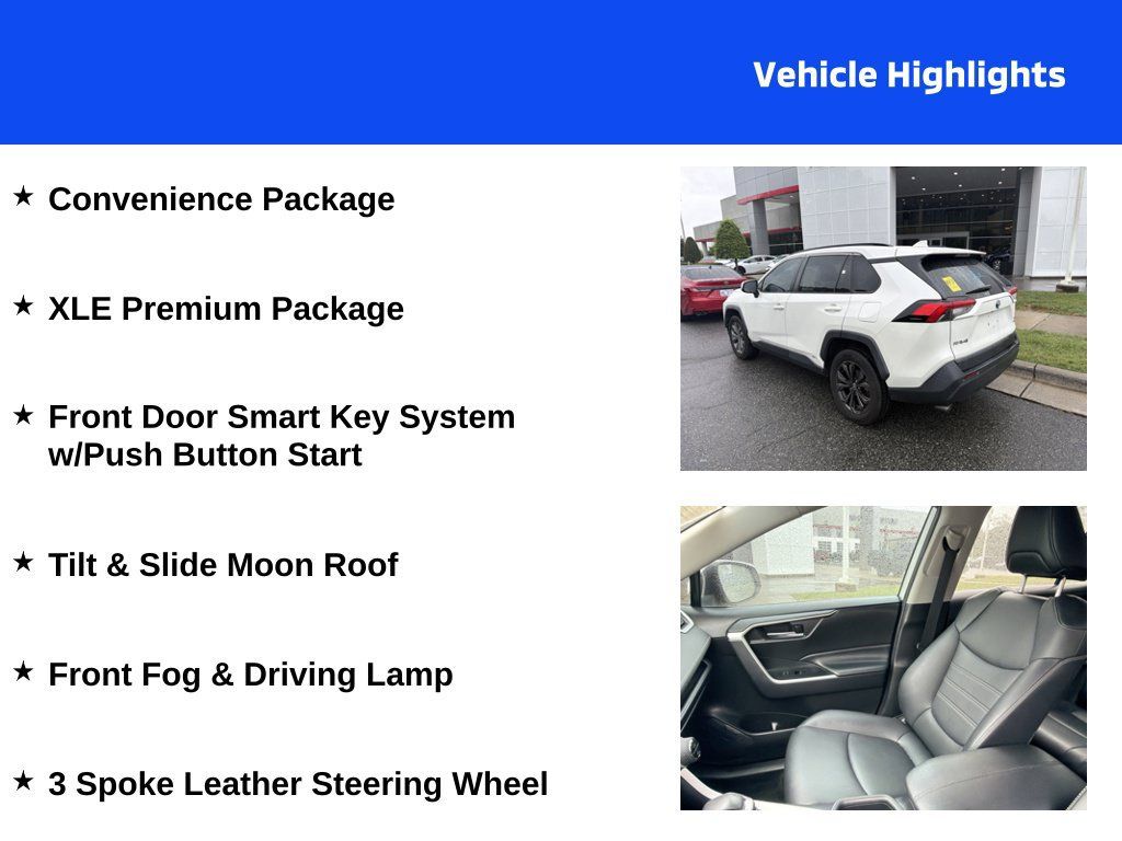 Used 2022 Toyota RAV4 XLE Premium AWD/4WD image 4