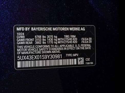 Used 2025 BMW X6 M60i w/ Executive Package AWD/4WD image 30