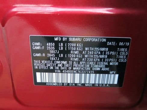 Used 2019 Subaru Outback 3.6R Limited image 36