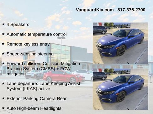 Used 2020 Honda Civic LX image 6