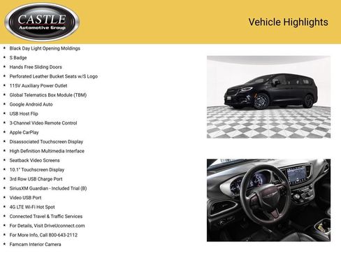 Used 2022 Chrysler Pacifica Touring-L w/ Uconnect Theater Family Group FWD image 16