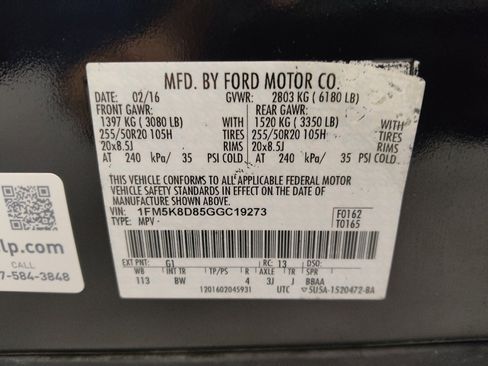 Used 2016 Ford Explorer XLT w/ Equipment Group 202A AWD/4WD image 33