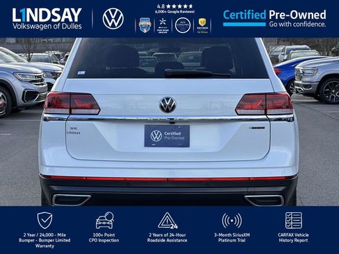 Certified 2023 Volkswagen Atlas SE w/ Black Wheel Package image 6