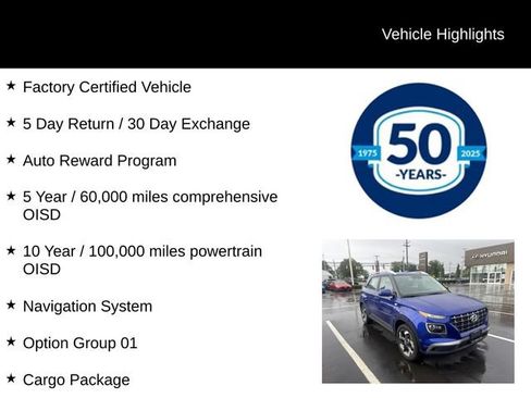 Used 2023 Hyundai Venue Limited w/ Cargo Package FWD image 5