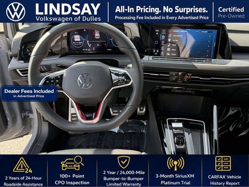 Used 2023 Volkswagen GTI SE w/ SE Leather Package FWD image 11