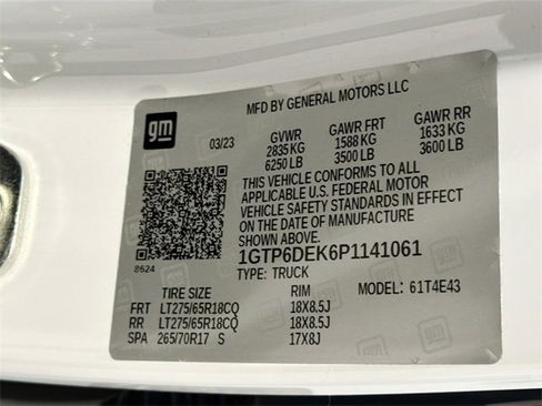 Used 2023 GMC Canyon AT4 w/ Technology Package image 26