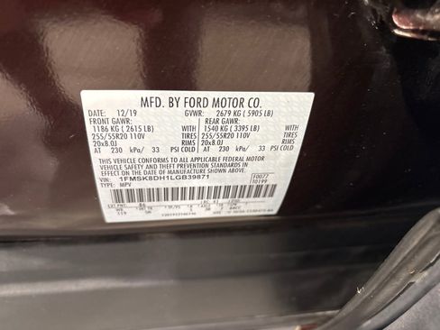 Used 2020 Ford Explorer XLT w/ Equipment Group 202A image 30