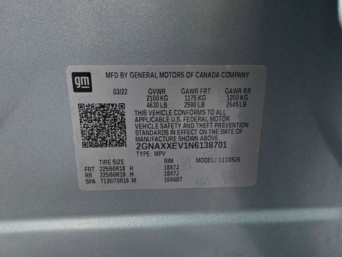 Used 2022 Chevrolet Equinox Premier image 53