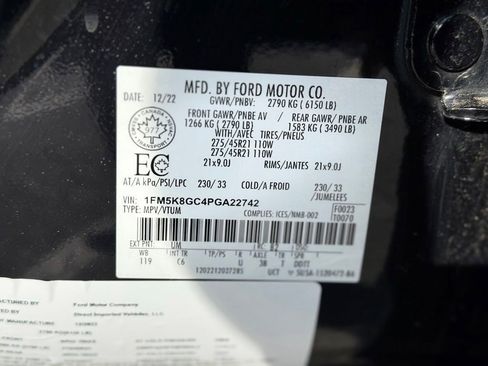 Used 2023 Ford Explorer ST w/ Technology Package AWD/4WD image 27