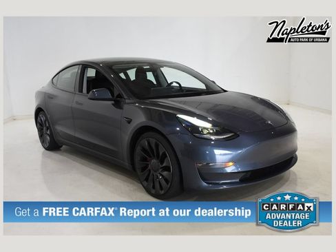 Used 2022 Tesla Model 3 Performance AWD/4WD image 1