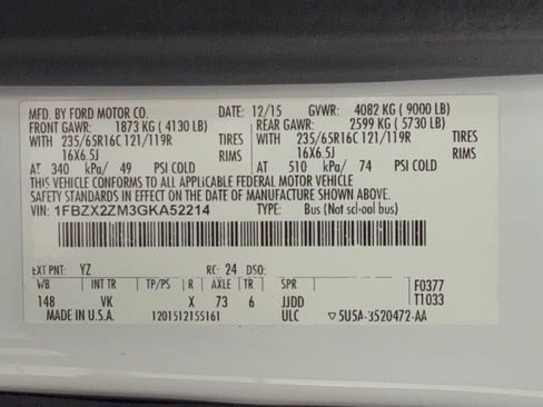 Used 2016 Ford Transit 350 XL RWD image 31