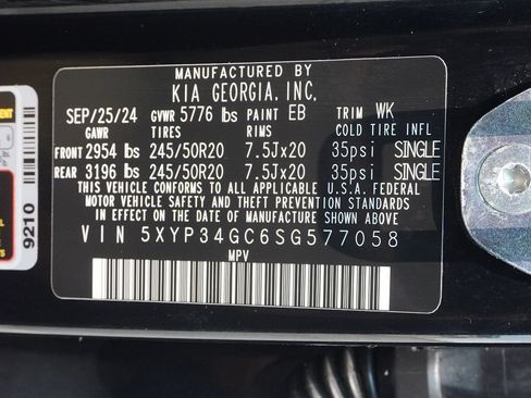 Used 2025 Kia Telluride EX FWD image 62