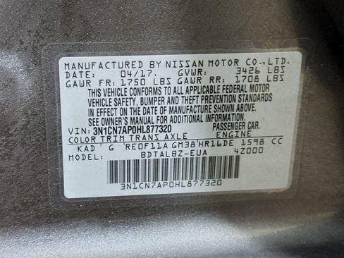 Used 2017 Nissan Versa SV FWD image 36