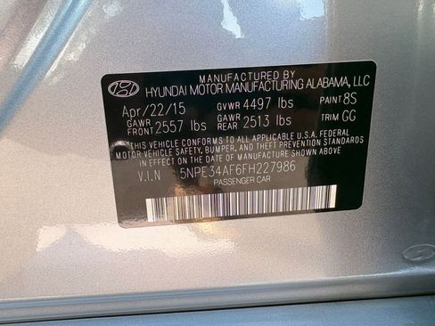 Used 2015 Hyundai Sonata Limited w/ Option Group 05 image 20