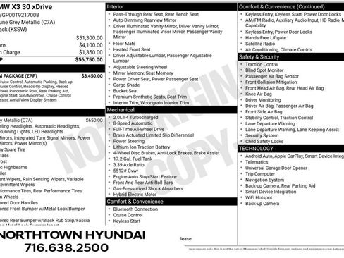 Used 2026 BMW X3 xDrive30i AWD/4WD image 9