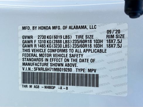 Used 2021 Honda Odyssey EX-L image 47