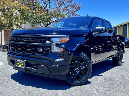 Used 2023 Chevrolet Silverado 1500 Custom w/ LPO, Dark Essentials Package RWD image 1