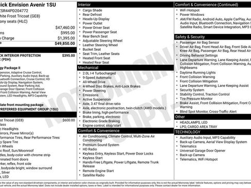 Certified 2023 Buick Envision Avenir image 10