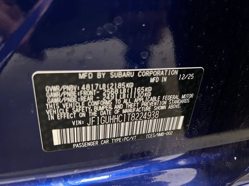 Certified 2026 Subaru Impreza RS AWD/4WD image 34