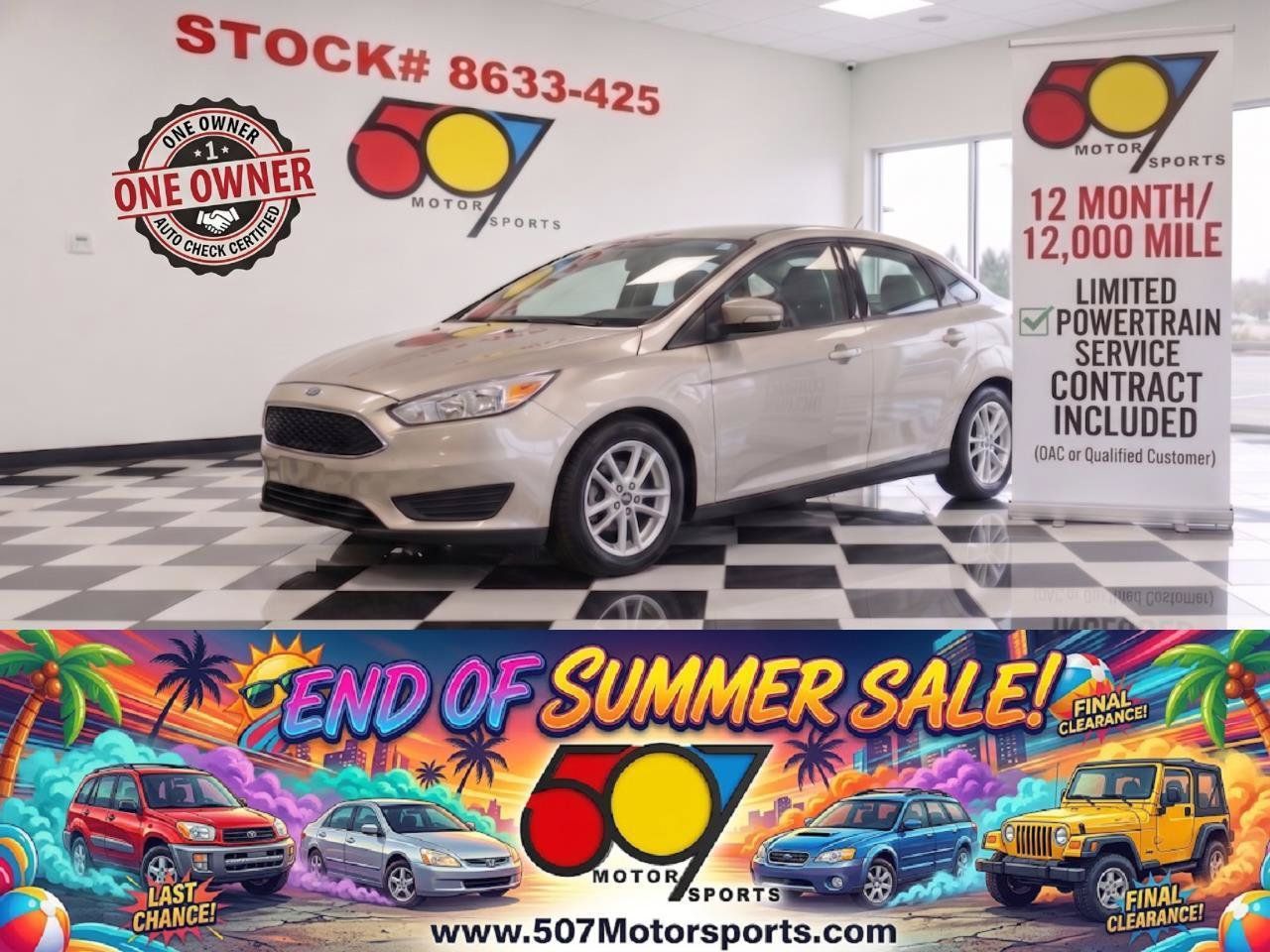 Used 2018 Ford Focus SE w/ Cold Weather Package FWD image 1