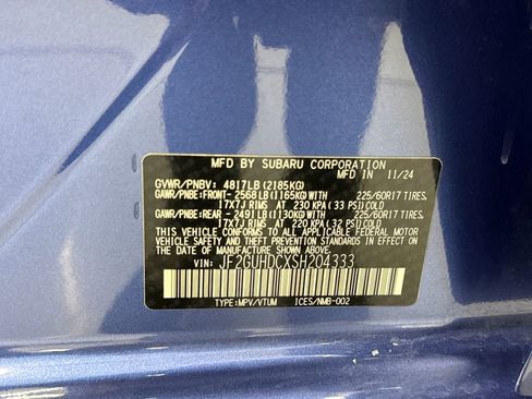 Certified 2025 Subaru Crosstrek 2.0i Premium AWD/4WD image 27