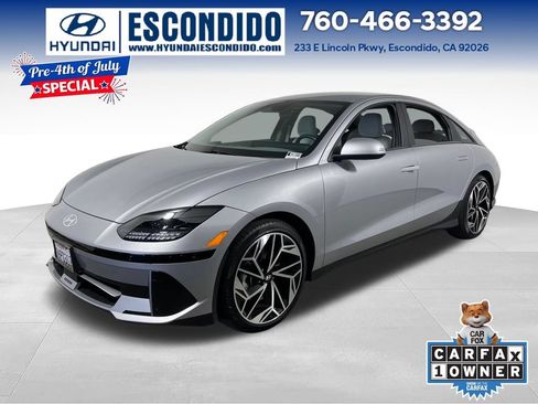 Certified 2023 Hyundai Ioniq 6 SEL w/ Cargo Package RWD image 1