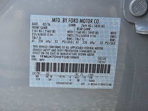 New 2026 Ford Explorer Active w/ Active Comfort Package RWD image 30