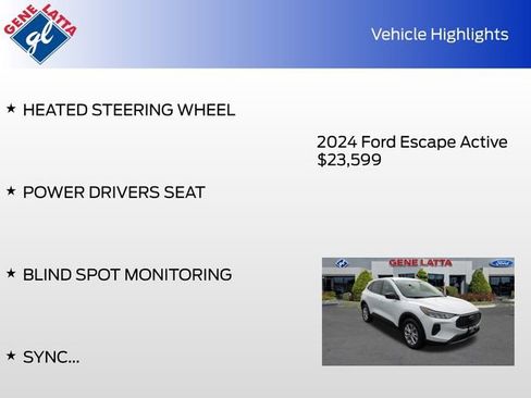 Certified 2024 Ford Escape Active image 30