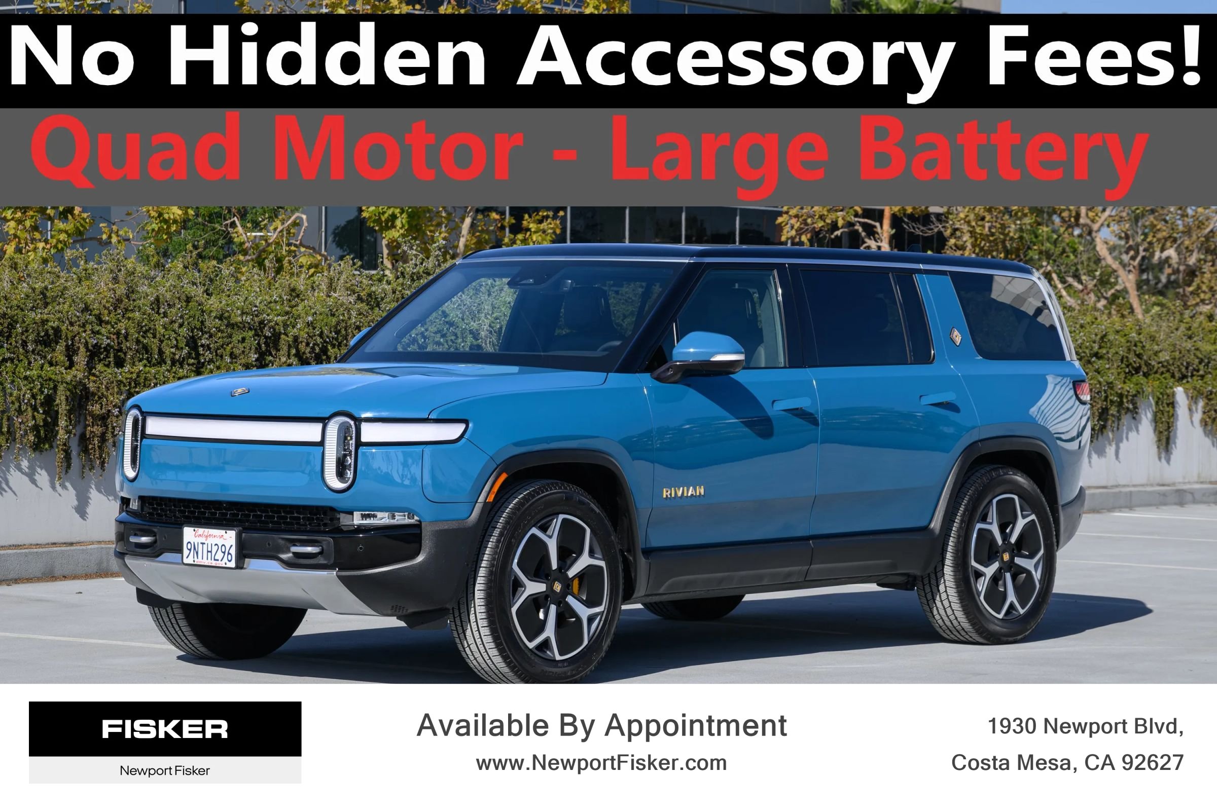 Used 2023 Rivian R1S AWD Adventure Quad image 1