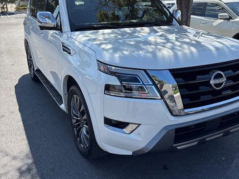 Certified 2024 Nissan Armada Platinum w/ Captain's Chairs Package image 1
