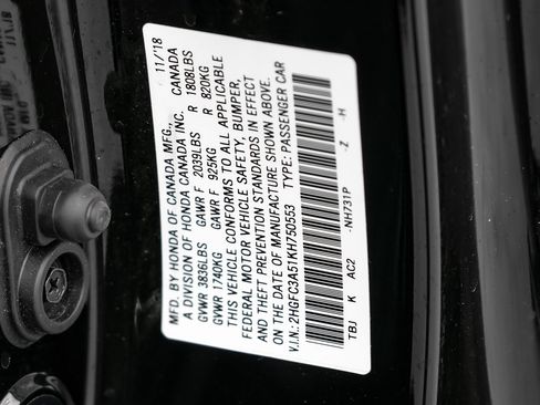 Used 2019 Honda Civic Si image 50