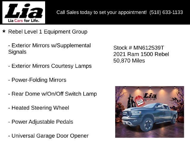 Used 2021 RAM 1500 Rebel w/ Rebel Level 1 Equipment Group AWD/4WD image 12