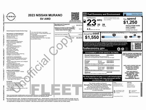 Used 2023 Nissan Murano SV image 4