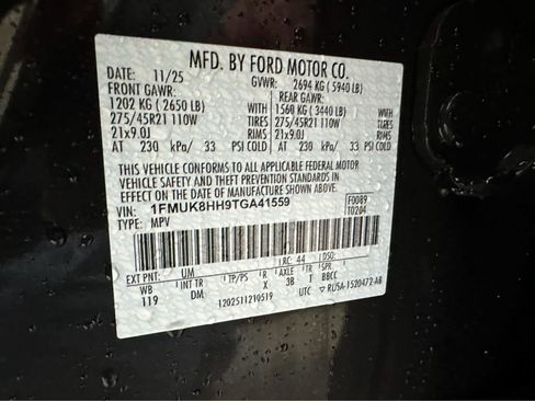 New 2026 Ford Explorer Platinum w/ LUX Leather Package image 24