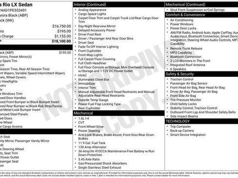 Certified 2023 Kia Rio LX image 12