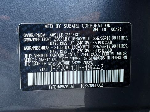 Used 2023 Subaru Forester Limited AWD/4WD image 22