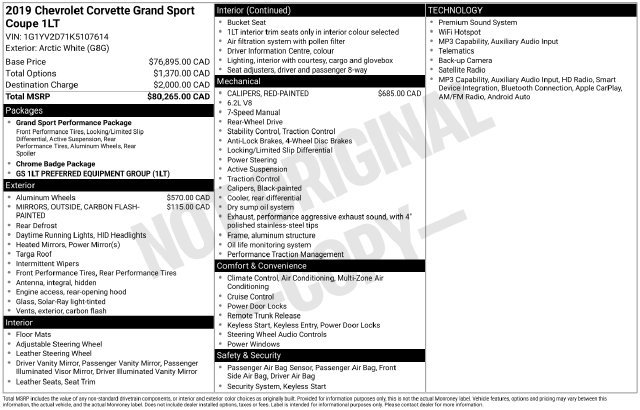 Used 2019 Chevrolet Corvette Grand Sport RWD image 37