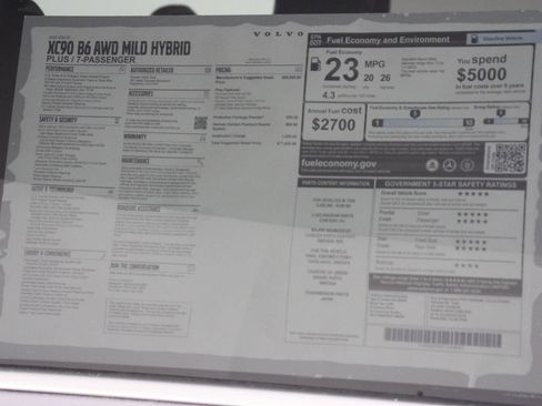 New 2026 Volvo XC90 B6 Plus w/ Protection Package Premier image 18