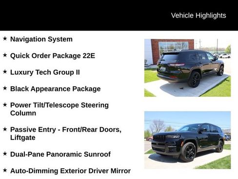 Used 2025 Jeep Grand Cherokee L Limited w/ Luxury Tech Group II AWD/4WD image 4