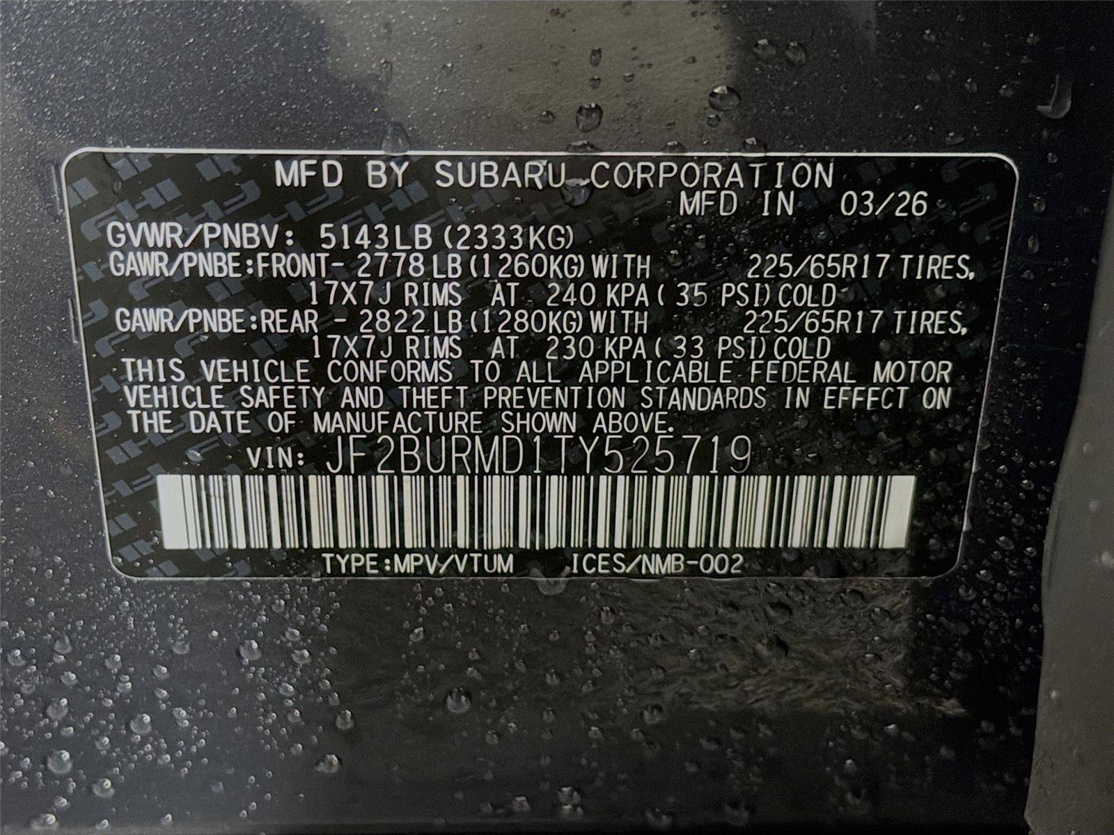 New 2026 Subaru Outback Wilderness AWD/4WD image 32